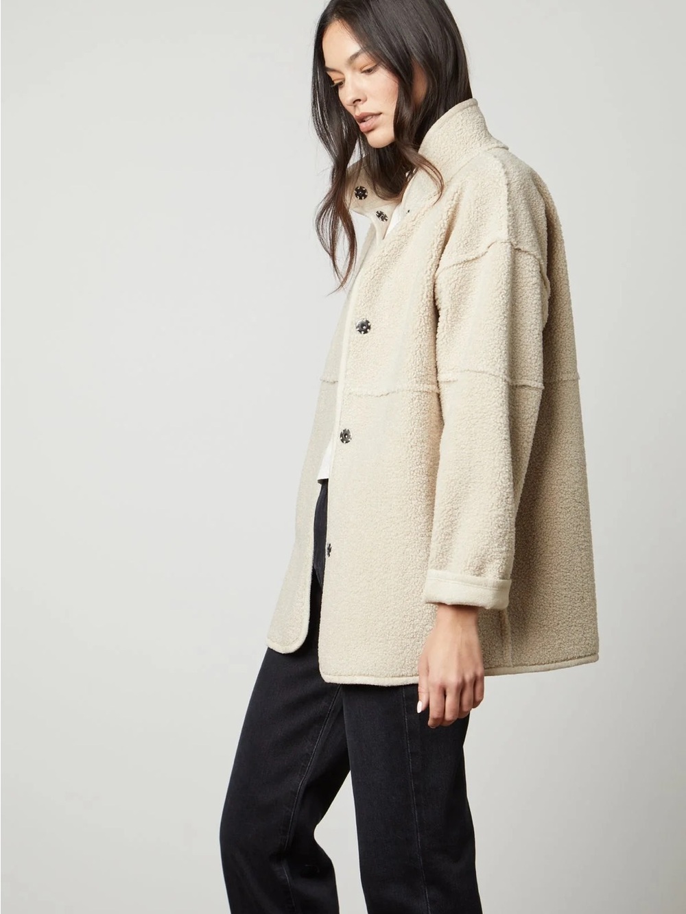 Velvet by Graham & Spencer Albany Luxe Sherpa Jacket S